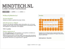 Tablet Screenshot of mindtech.nl